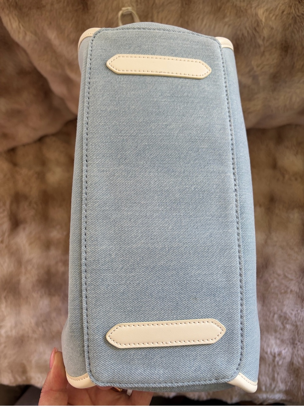 Kate Spade Medium Stash Denim Carry All Bag - Picture 4 of 16